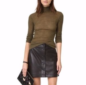 Madewell Leather Skirt